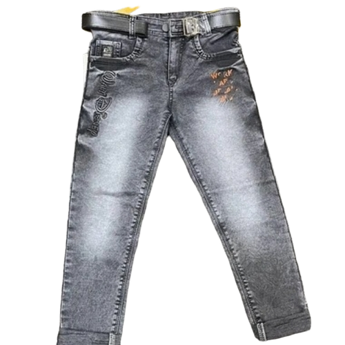 Kids Grey Denim Jean