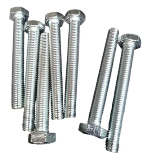 Silver Ms Hex Bolt - Finish: Powder Coated