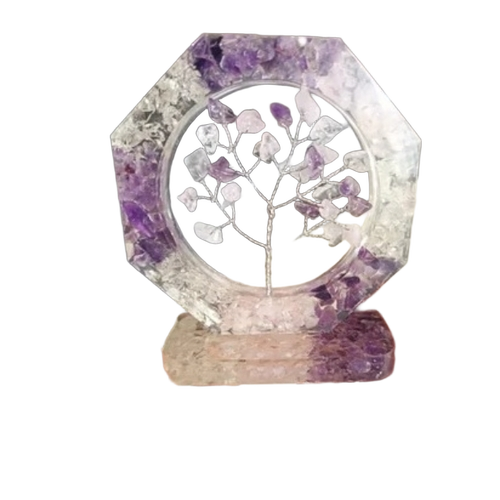 Amethyst Tree With Orgonite Base