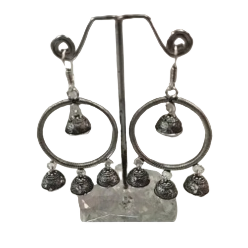 Fancy Party Wear Oxidised Earrings