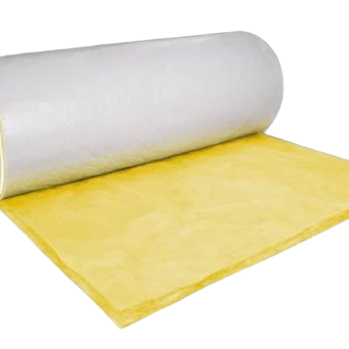 Fiber Glass Wool - Fiber Glass 10mm Thickness Yellow 200Â°C Resistance | Rectangular Industrial Use