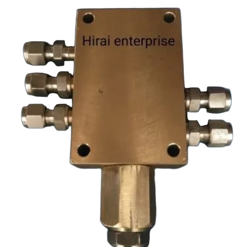 Brass Air Oil Splitter Block