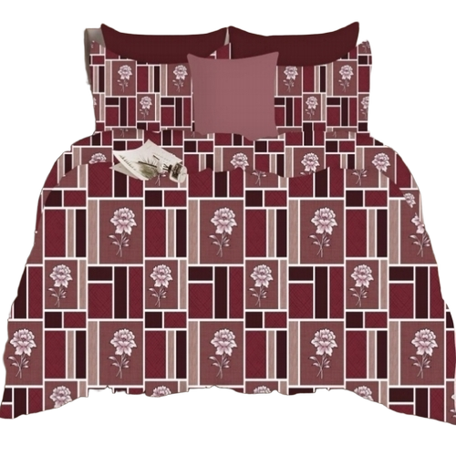 Cotton Bedsheet - 100% Cotton, Full Size, Multicolor | Washable, Anti Shrink, Anti Wrinkle, Easy To Clean, Eco Friendly