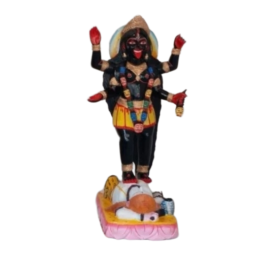 Kali Maa Pure Black Marble Statue