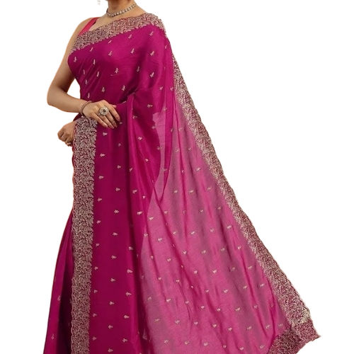 Ladies Embroidery Saree