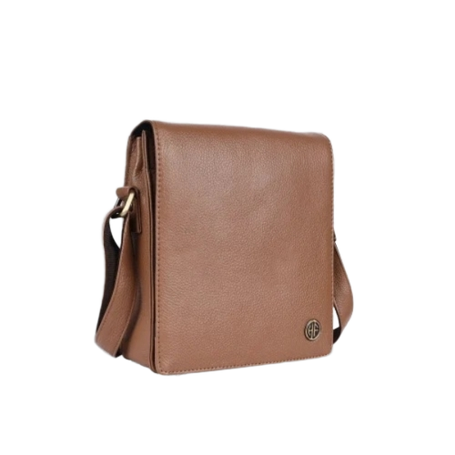 Mens Stylish Leather Sling Side Bag 