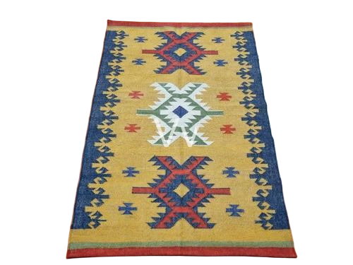 Unique Kilim Home Decor Jute Wool Rugs