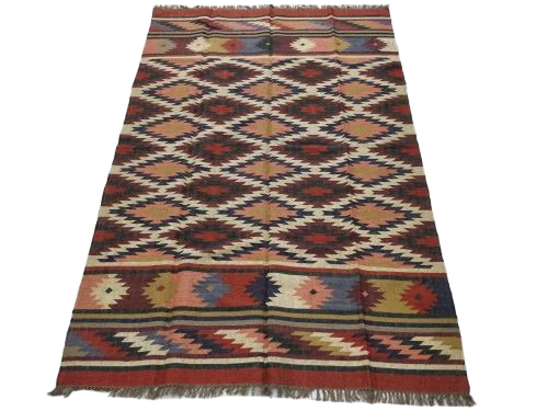 Wool Jute Durrie Handmade Rug