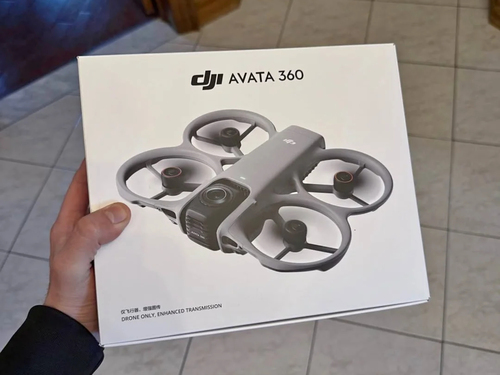 DJI Avata 360 Supports up to 8K video recording for high-resolution aerial content