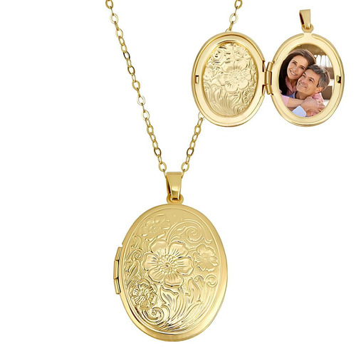 Locket Pendant - Color: Golden