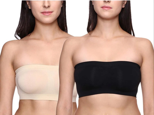 Crepe Bra - Color: Black