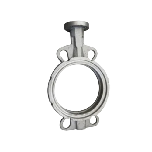 Cast Iron Butterfly Valve Casting - Cast Iron, Standard Size, Silver | Industrial Valve Fitting, Durable, Fine Finished