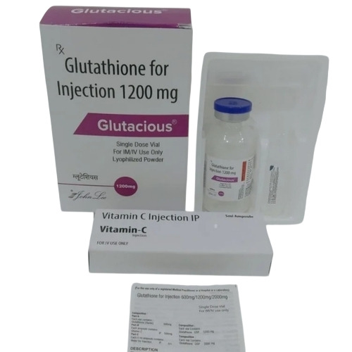 Glutathione 1200 Mg Inj - Injection, 1200mg Dosage | Allopathic, Medicine Grade, Effective Health-care