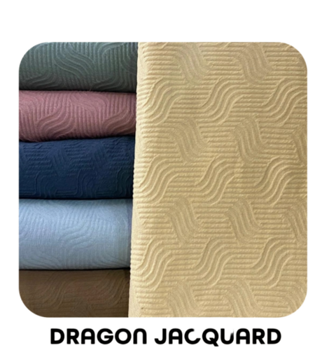 Jacquard Poly T Shirt Fabric - Application: Tshirts