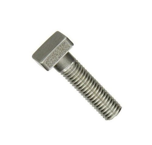 Square Head Bolts - Stainless Steel, 3 Inch, Silver | Galvanized, Tempered, Full Thread, Rust Resistant