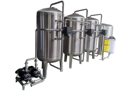 Water Treatment Plant - Stainless Steel 1000 Ltr/hr Electric Drive | Full Automatic High Flow Rate Industrial Use