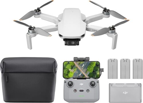 DJI Mini 4K Fly More Combo, Drone with 4K UHD Camera for Adults