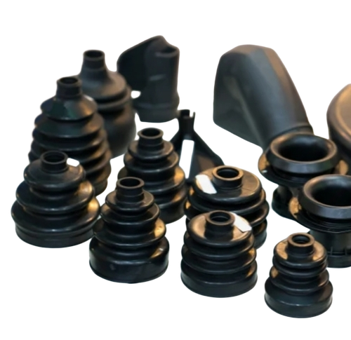 Rubber Bellow Seal - Color: Black