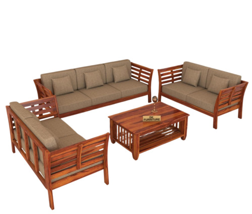 5 Seater Wooden Sofa Set