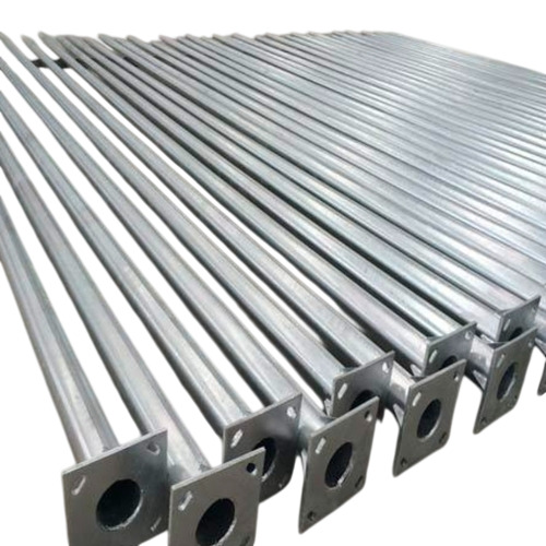 6 Meter Conical Pole - Metal, 6 Meter, Silver, Fine Finished | Durable, Perfect Surface, Industrial Use, 220 Volt, 1 Year Warranty