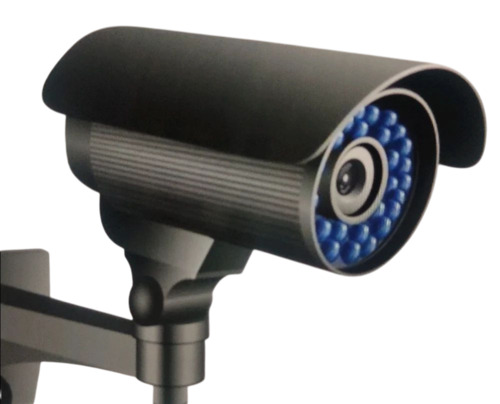 Cctv Camera - Plastic Standard Size Black Network Digital | Bullet Style Indoor Outdoor Heavy Duty 1 Year Warranty