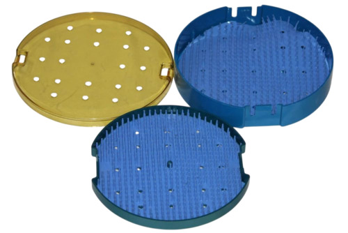 Double Decker Plastic Sterilization Tray