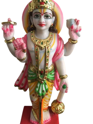 Marble God Murti - Marble, Standard Size, Multiple Colors | Fine Finished, Durable, Easy To Clean