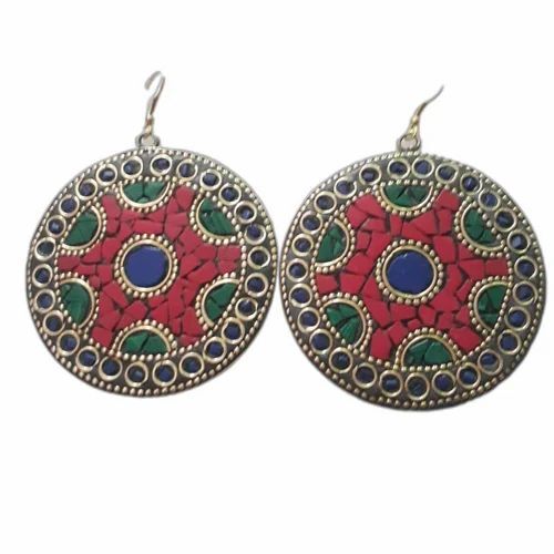 Nepali Work Round Earring