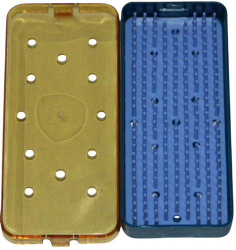 Plastic Sterilization Surgical Large Tray With Silicon Strip