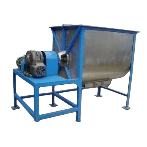 Ribbon Blender Machine - Metal, Standard Size, Multiple Colors, 440V Electric, Air Cooled, Heavy Duty, Semi-Automatic