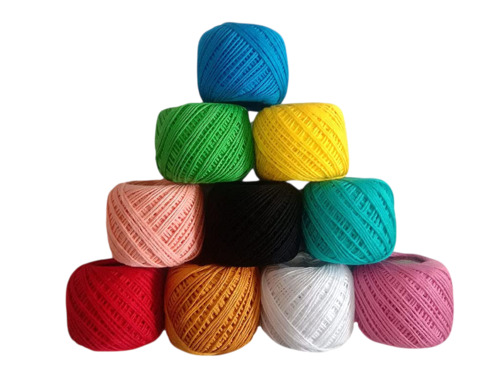 Woolen Yarn - Wool Material, Multiple Colors, Fine Finished | Durable, Dyed, Perfect Finish for Industrial Use
