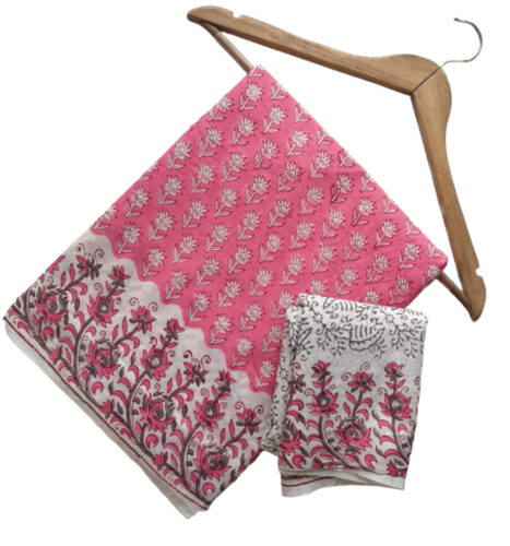 Cotton Mulmul Saree - Color: White