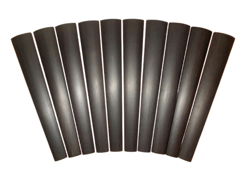 Ebony Violin Fingerboard - Ebony Wood, Standard Size, Brown | Tough Strength, Smart Ergonomic Design, Termite Guard