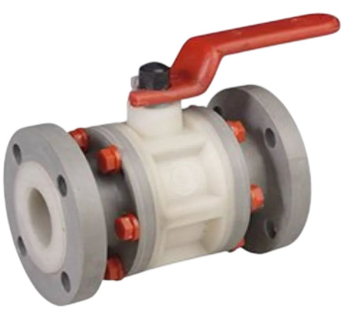 Pvdf Lined Ball Valves - Application: Industrial