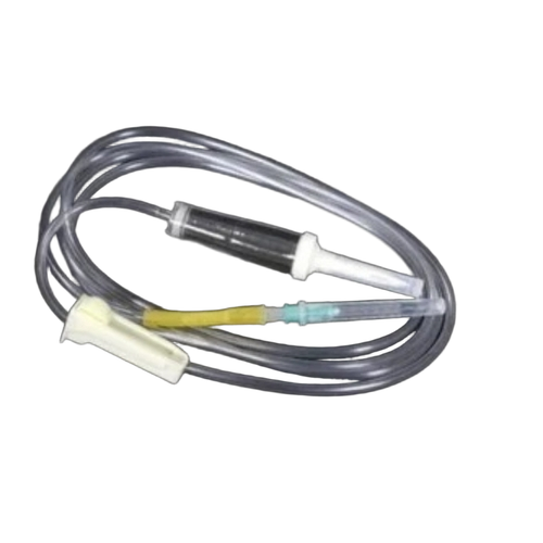 Disposable Infusion Set - PVC, Transparent | Flexible Tubing, Smooth Surface, Easy Insertion, Secure Fit, Latex Free