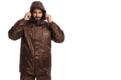 Mens Nylon Rain Suit - Color: Olive Green