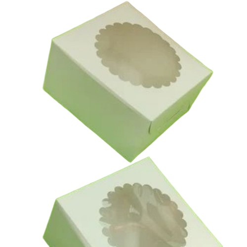 Square Printed Cake Box - Durable Cardboard, White Paper, Square | Lightweight, Eco Friendly, Custom Size, Smooth Finish