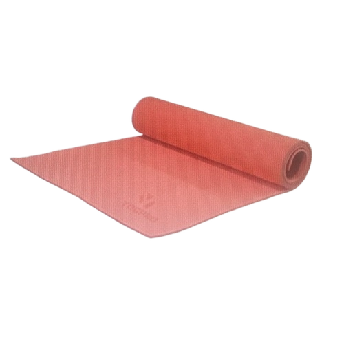 Eva Yoga Mat 4mm - Rubber, 4mm Thickness, Orange | Lightweight, Non-Slip, Soft Cushioning, Water Resistant, Tear Resistant