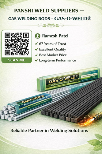 Gas Welding Rods - 10% and 5% Silicon Aluminum, Black and Silver | Smooth Arc, Strong Joints, Easy Handling