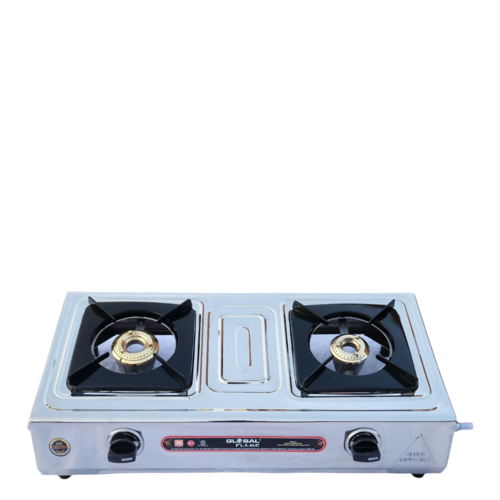2 Burner Ss Gas Stove Model 6206 Deluxe - Features: Portable