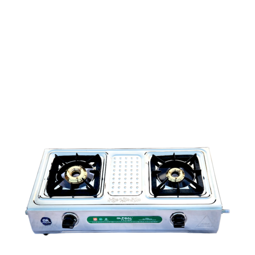 6207/ Deluxe Hv 2P/S 2 Burner Ss Gas Stove - Gas Type: Lpg