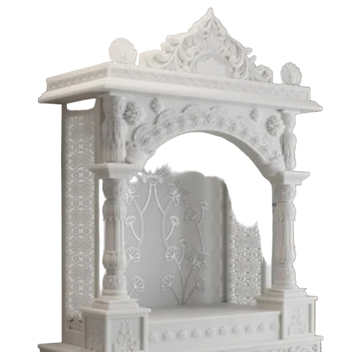 Carved White Marble Temple
