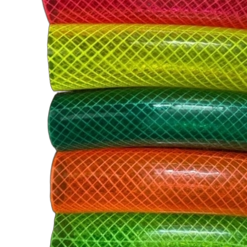 Braided Hose Pipe - PVC 1/2 to 1-1/4 Inch Multicolor Round | Industrial Use 30 Meter Roll