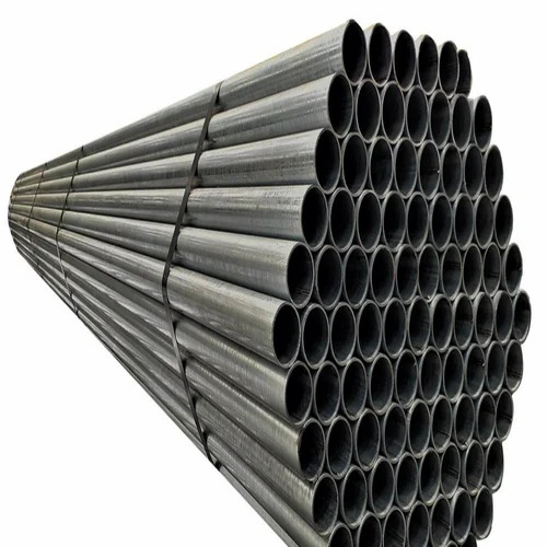 Iron Pipes - Iron 2 Inch x 6m Round Mill Finished, Silver Color, Good Quality