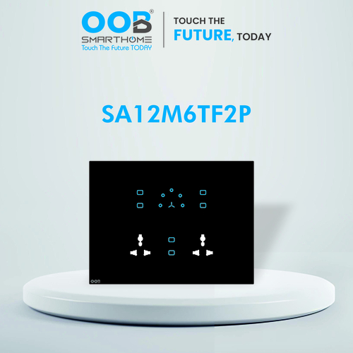 Nubee Home Automation Touch Switch Sapphire Series Sa12M6Tf2P - Frequency: 60 Hertz (Hz)