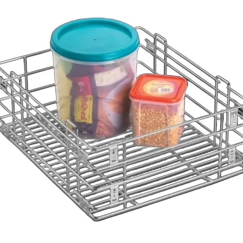 Stainless Steel Chrome Finish Plain Basket