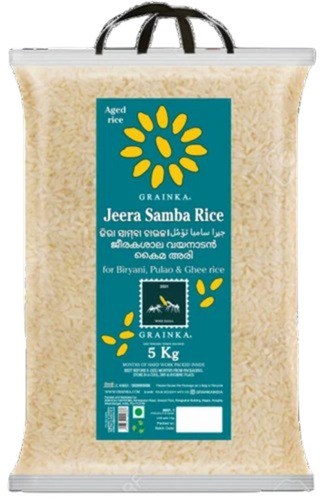 5Kg Grainka Jeera Samba Rice - Color: White
