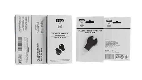 Bell Plastic Needle Threader With Blade - Application: Garment Use