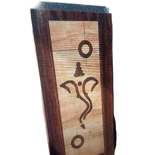 Decorative Pinewood Groving Door