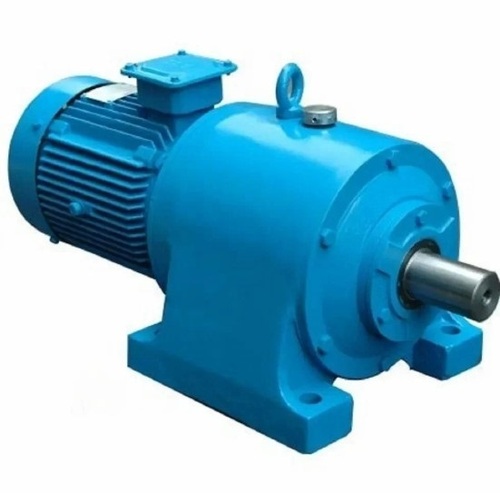 2 Hp Inline Helical Geared Motors - Metal, Blue, 220-440 Volt, 1 Year Warranty